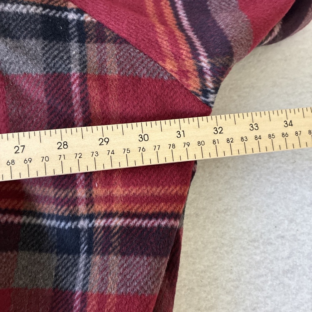 Henig Furs "Fine Furs for 5 Generations" Wool Poncho Rabbit Fur Collar Old Money - Picture 14 of 16
